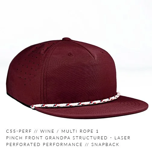 c55-PERF // Pinch Front - Gramps Perforated Performance // Custom